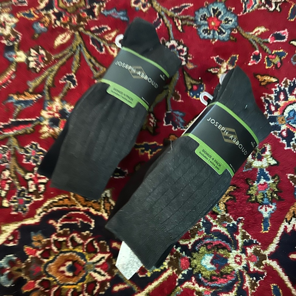 Joseph Abboud Black and Gray Men's Socks - 8 pairs